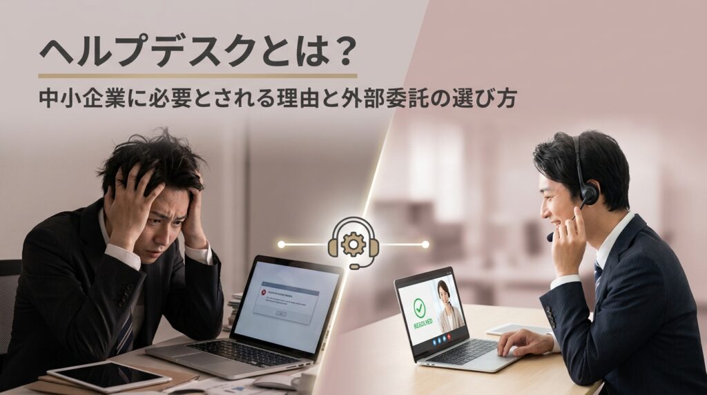 ヘルプデスクとは?中小企業に必要とされる理由と外部委託の選び方